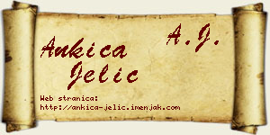 Ankica Jelić vizit kartica